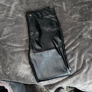 Faux Leather Pants